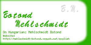 botond mehlschmidt business card